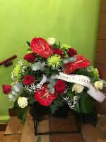 ALMOHADON  CON ANTHURIUM